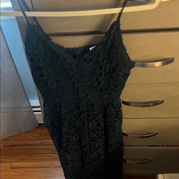 Astr Black Lace Backless Dress - Picture 4 of 5